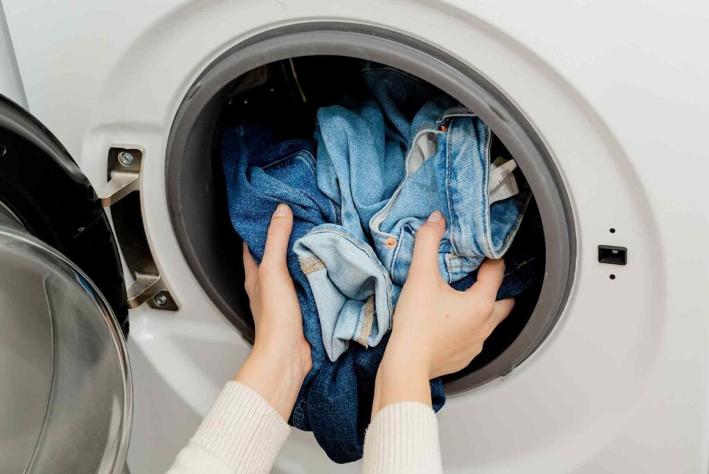 clothes smell musty after installing new washer