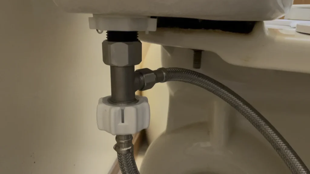 toilet leaks slightly after installing bidet